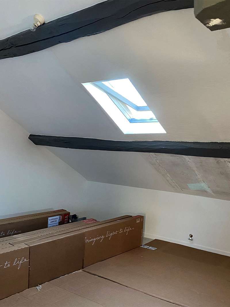 Avant installation VELUX